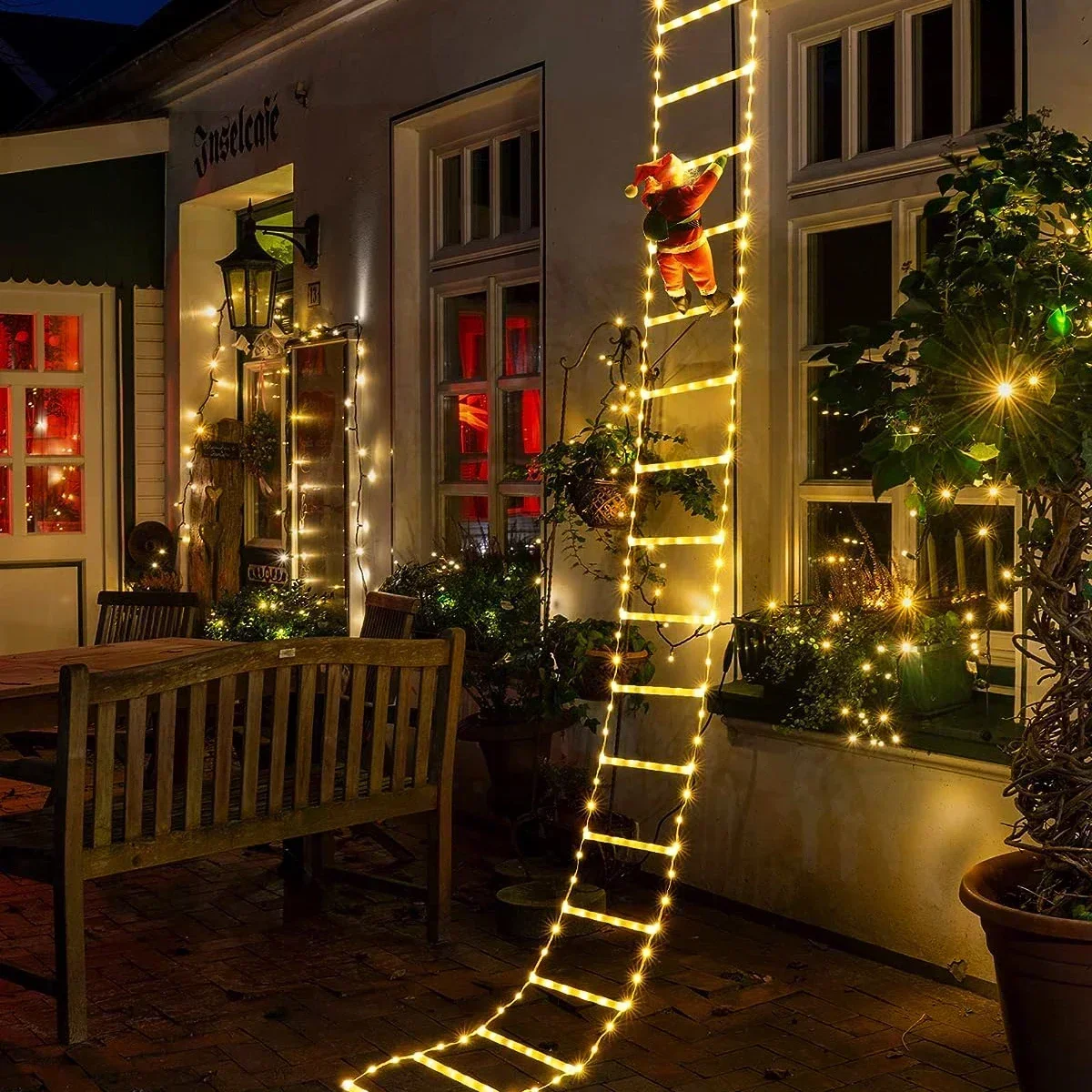Home Decor Lighting Tree - Luz LED de escalera para decoración