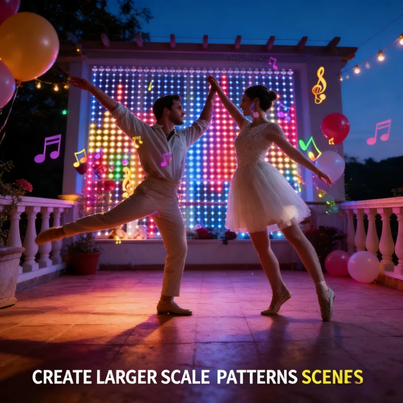 Fairy Light Curtain - Luces de cortina inteligentes de 400