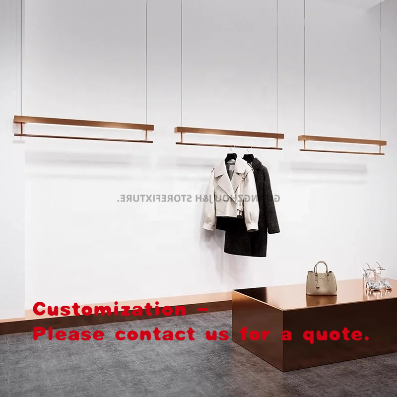 Furniture Lighting & Decor Magazine - Nuevo Exhibidor de Ropa Color Oro