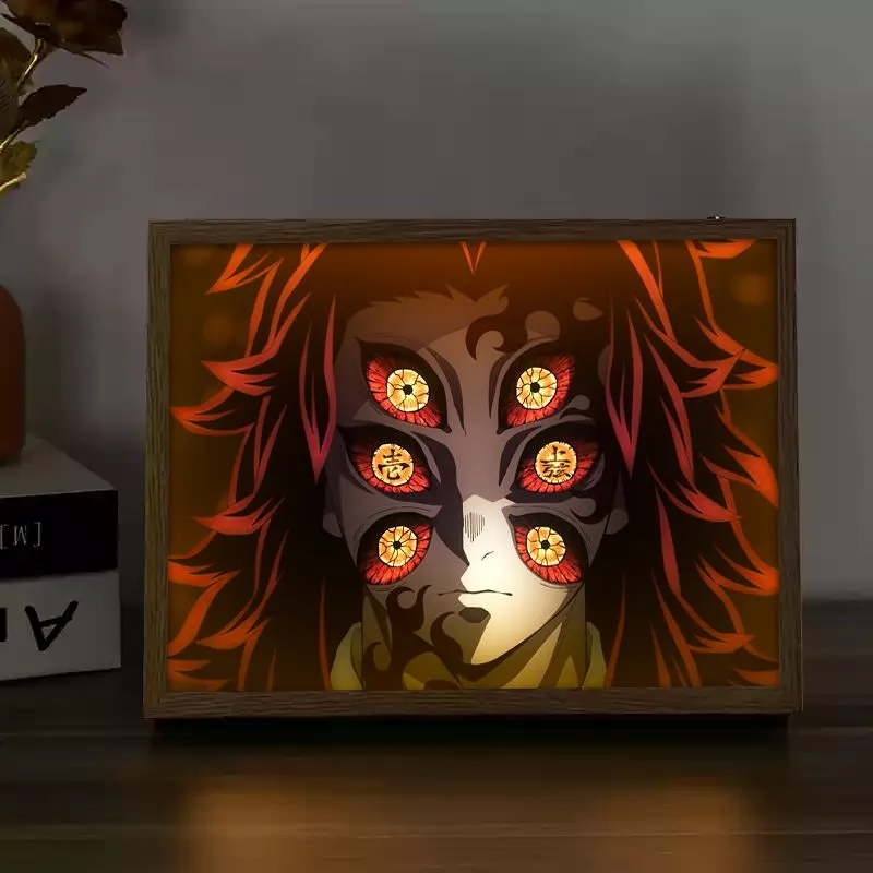 Lighting Room Decor Photo - Figuras de acción Demon Slayer, pintura