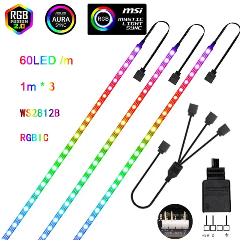 Decor Lighting Address - Tira de luces LED para PC,