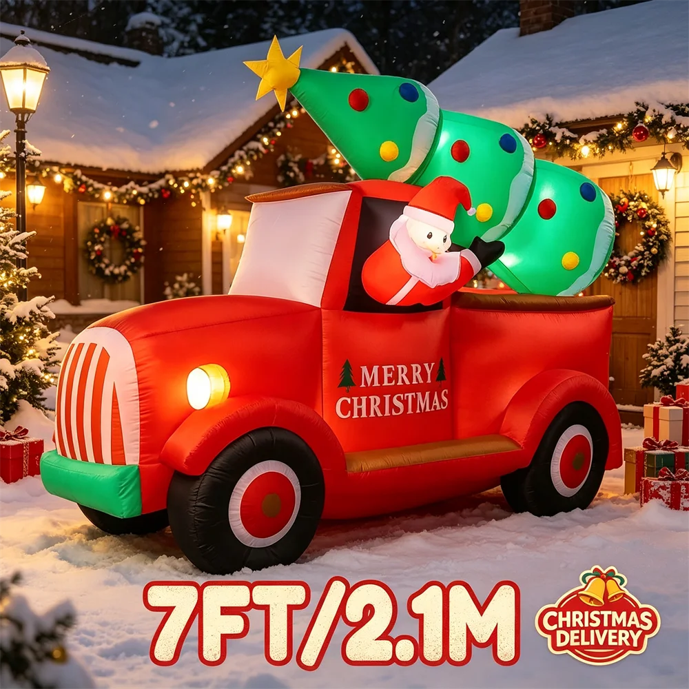 Lighting Tree Decor - Modelo inflable navideño de 7 pies