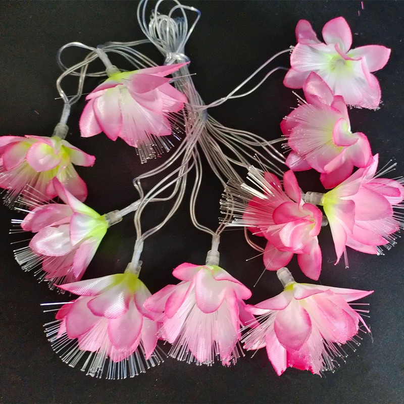 Fairy Light Curtain - Guirnalda de luces LED de flores