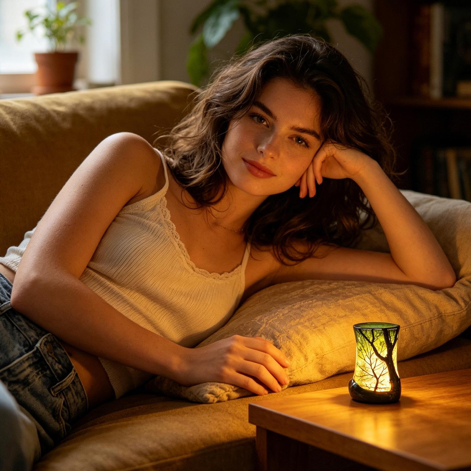 Lámpara de Noche para Mesa de  - Room Lighting Bedroom Decor reseña y precio