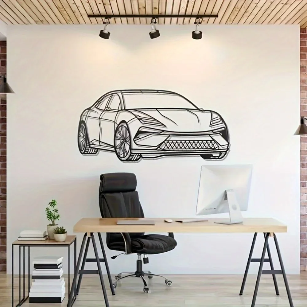 Arte de pared metálico con mot - Home Decor Lighting Brands reseña y precio