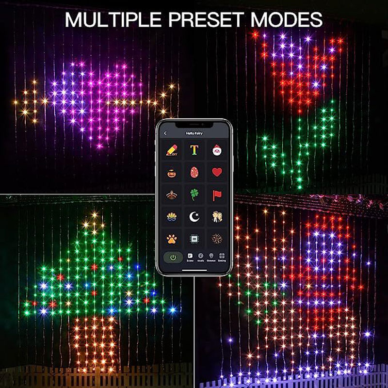 Luces de Cortina LED Festivas, - Fairy Light Curtain reseña y precio