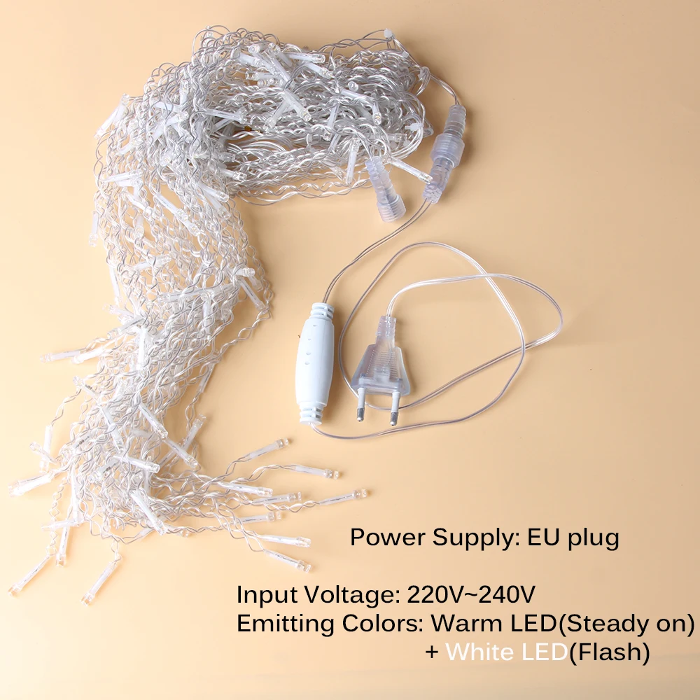 Guirnalda de luces LED con efe - Fairy Light Curtain reseña y precio