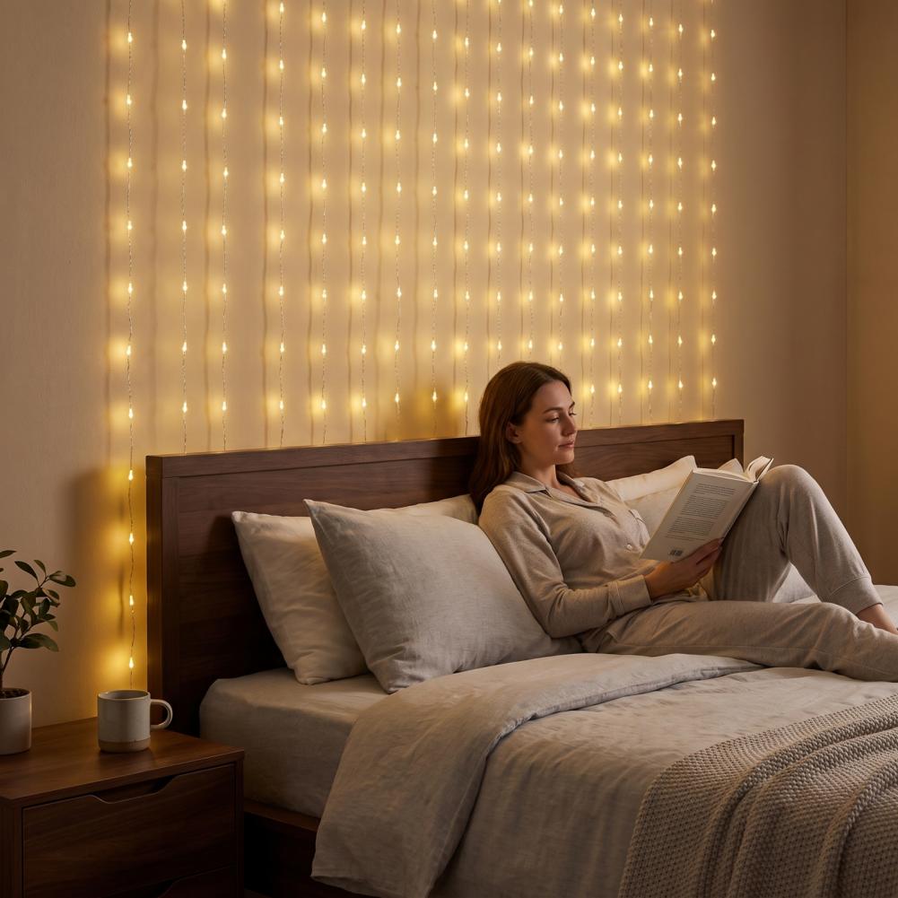 Luces de Cortina para Dormitor - Fairy Light Curtain reseña y precio