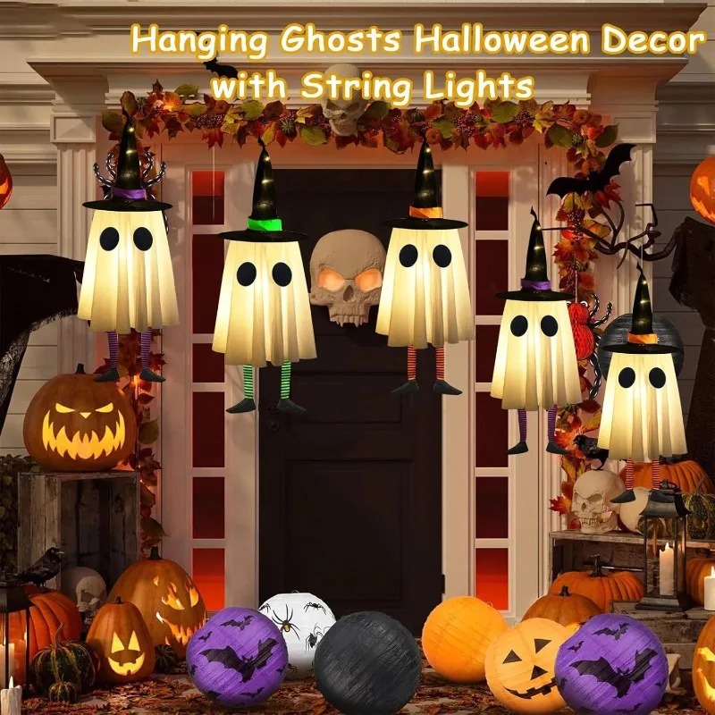 Decoraciones de Fantasmas Colg - Lighting Tree Decor reseña y precio