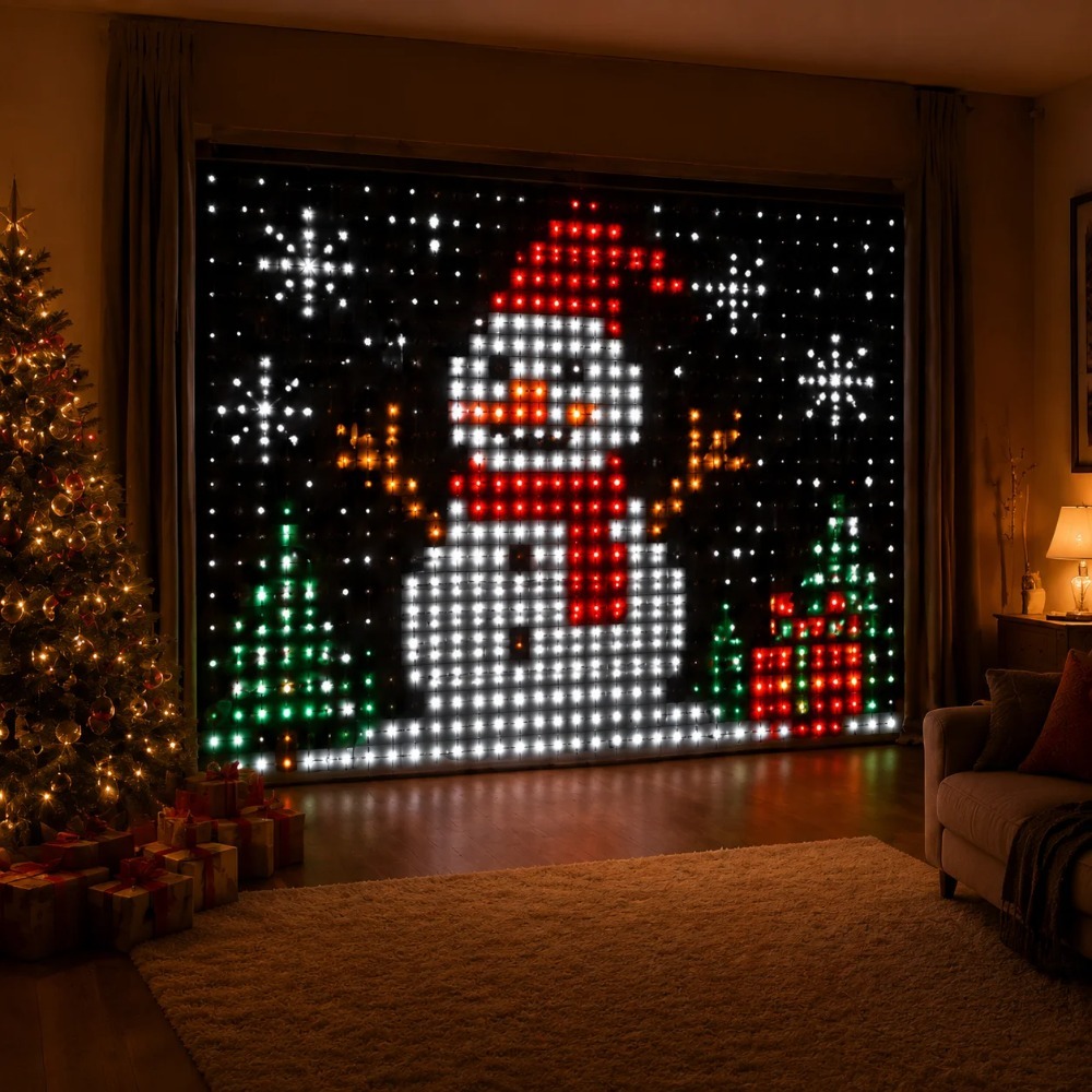 Luces LED de cortina de píxele - Fairy Light Curtain reseña y precio