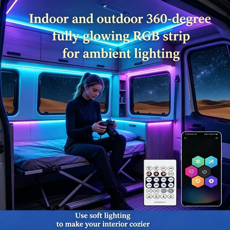 Tiras de luces LED de neón RGB - Decor Lighting Address reseña y precio