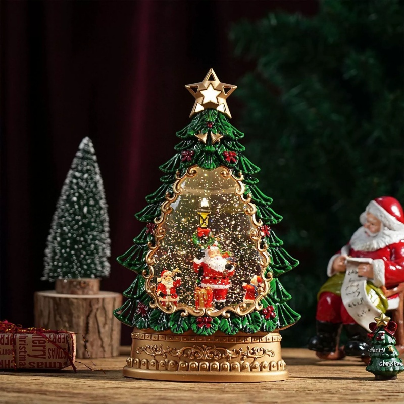 Caja Musical con Globo de Niev - Home Decor Lighting Tree reseña y precio