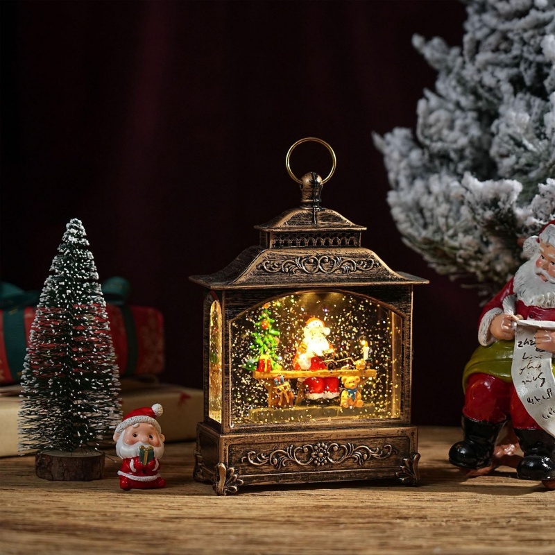 Caja Musical con Globo de Niev - Home Decor Lighting Tree reseña y precio