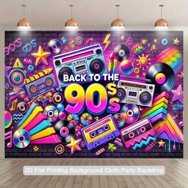Fondo de Fiesta Retro de los 9 - Lighting Decor For House reseña y precio