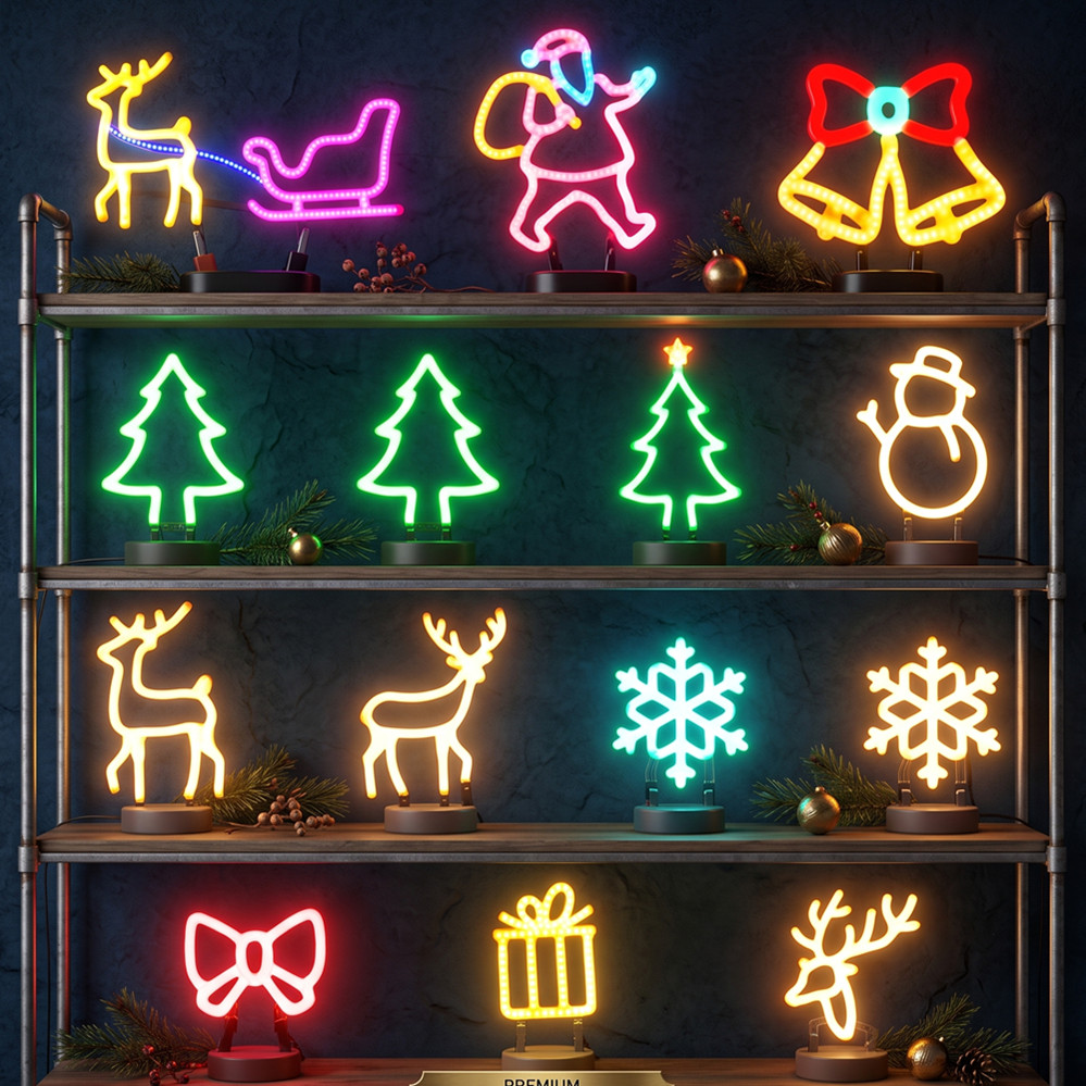 Decoración Navideña, Letrero L - Lighting Tree Decor reseña y precio