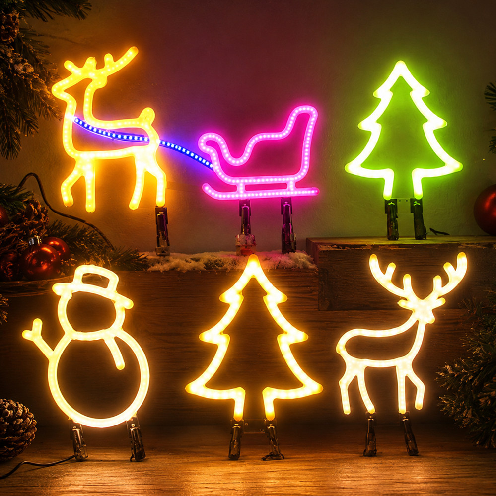 Decoración Navideña, Letrero L - Lighting Tree Decor reseña y precio