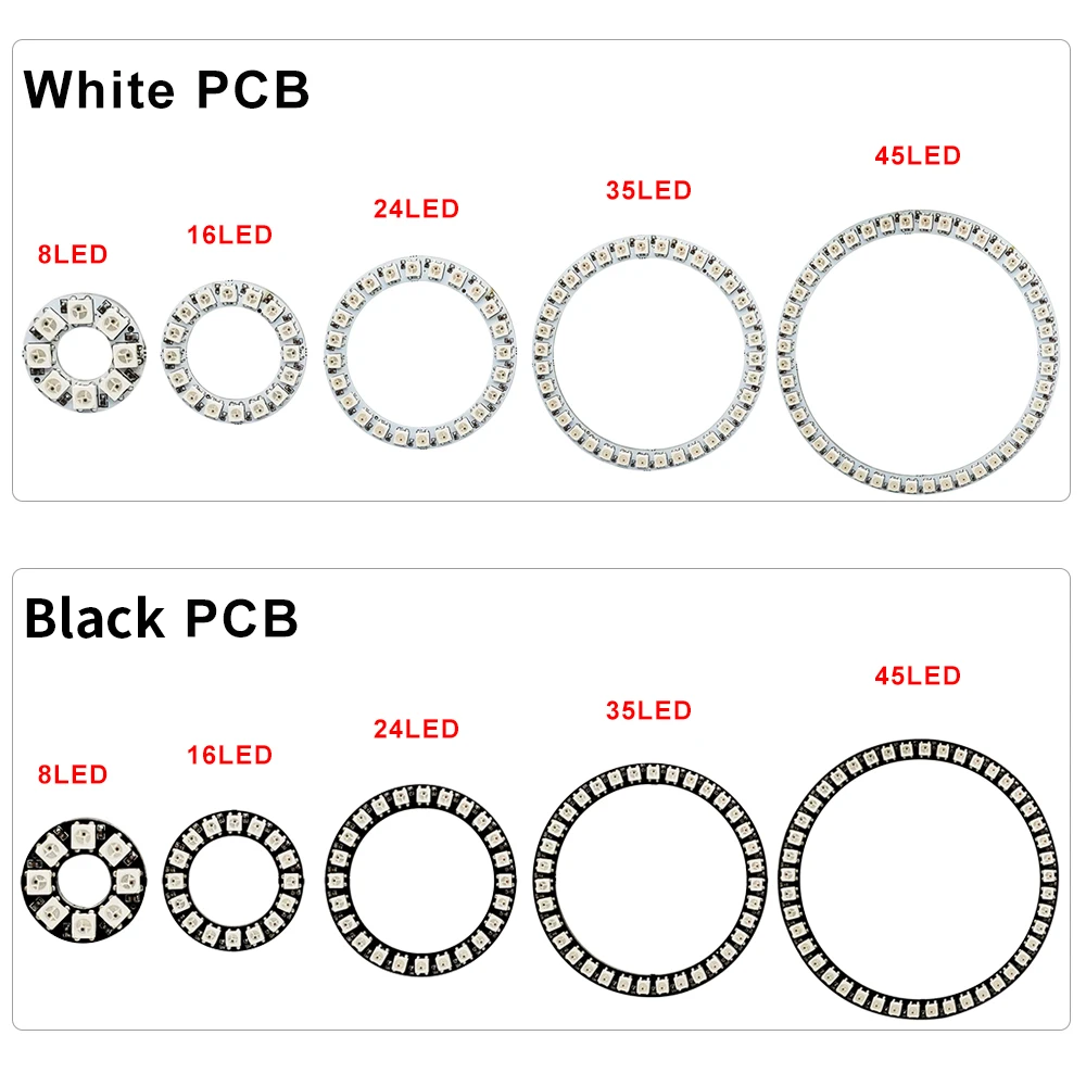 Anillo de Luz LED RGB WS2812B  - Decor Lighting Address reseña y precio