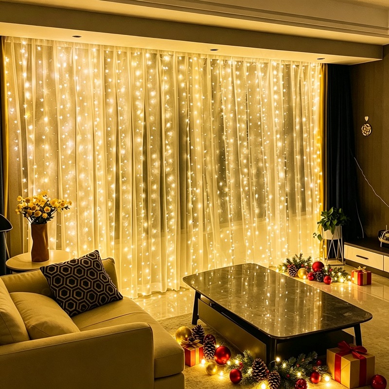 Guirnalda de luces LED para ve - Fairy Light Curtain reseña y precio