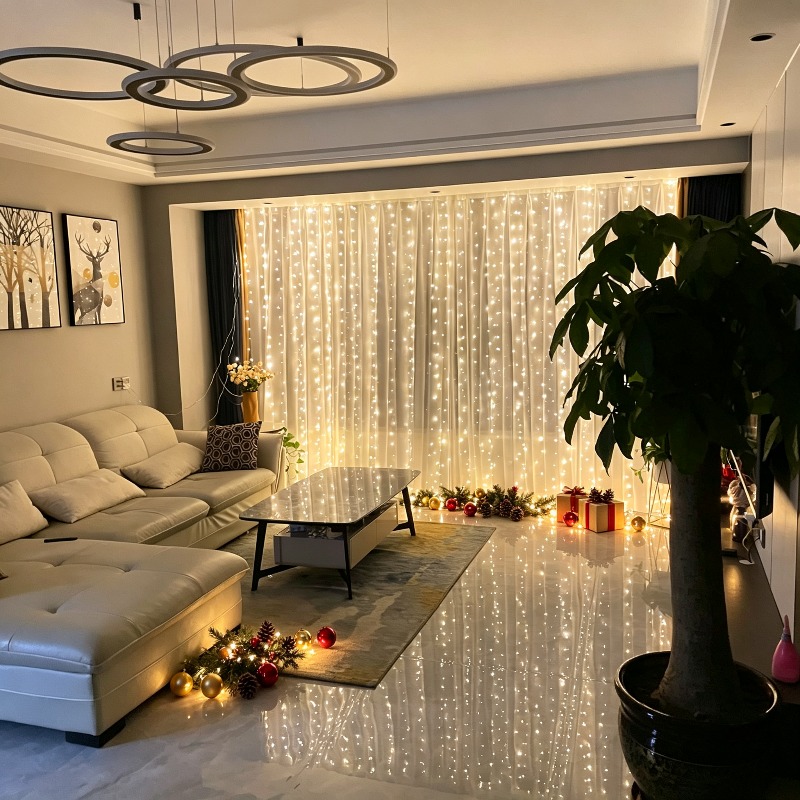 Guirnalda de luces LED para ve - Fairy Light Curtain reseña y precio