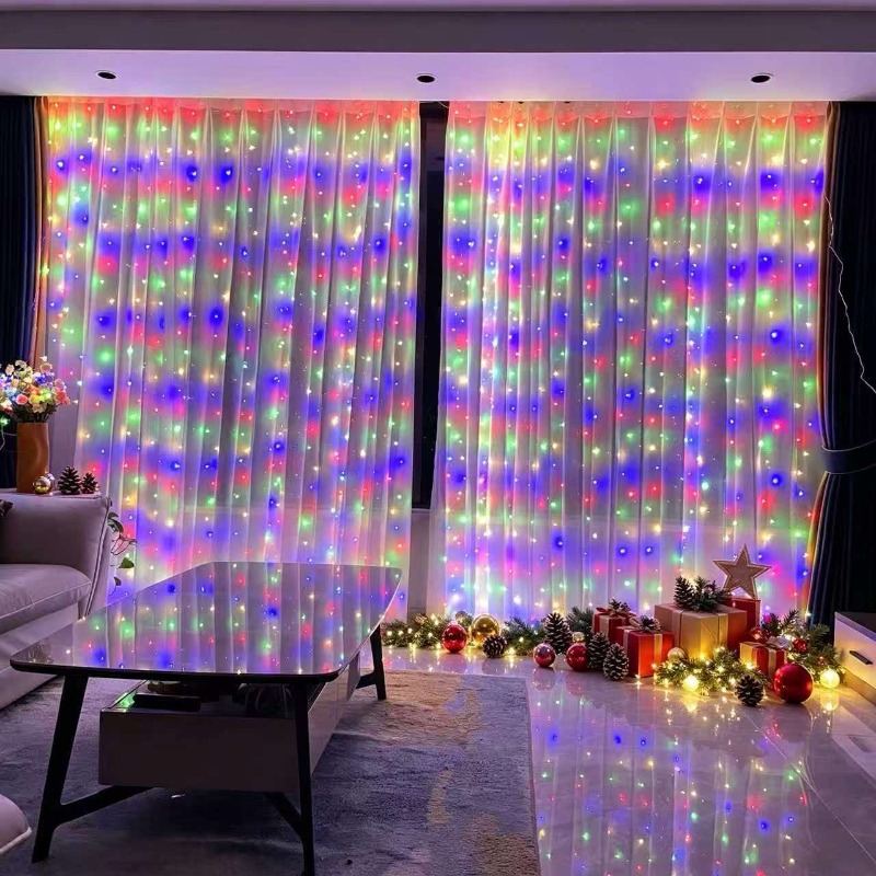 Guirnalda de luces LED para ve - Fairy Light Curtain reseña y precio
