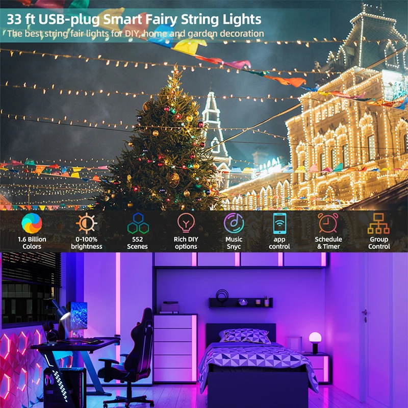 Luces LED WS2812B direccionabl - Decor Lighting Address reseña y precio
