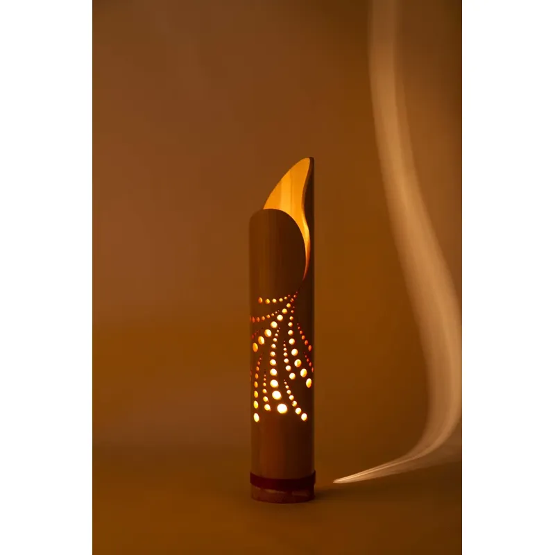 Lámpara de bambú ecológica par - Lighting Home Decor Products reseña y precio