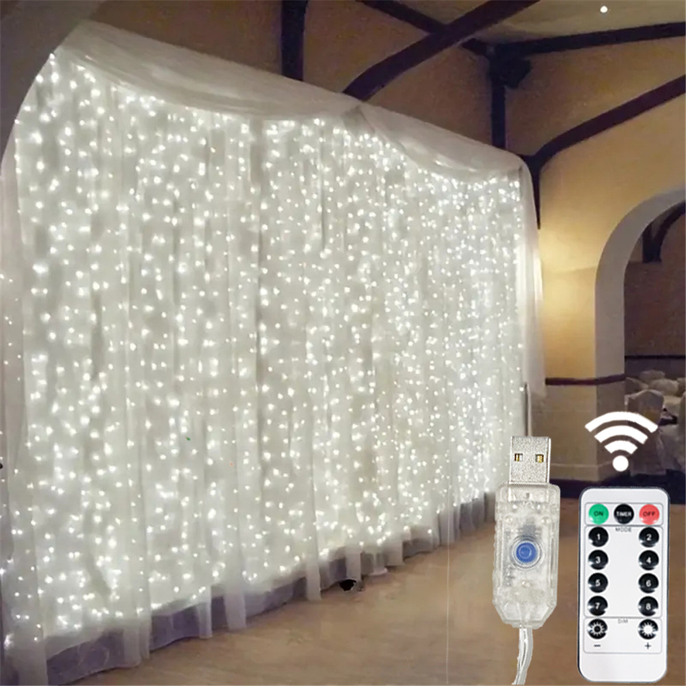 Cortina de Luces LED, Guirnald - Fairy Light Curtain reseña y precio
