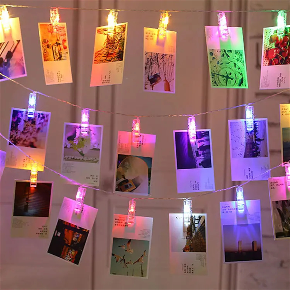 Guirnaldas de luces LED de 3M  - Lighting Room Decor Photo reseña y precio