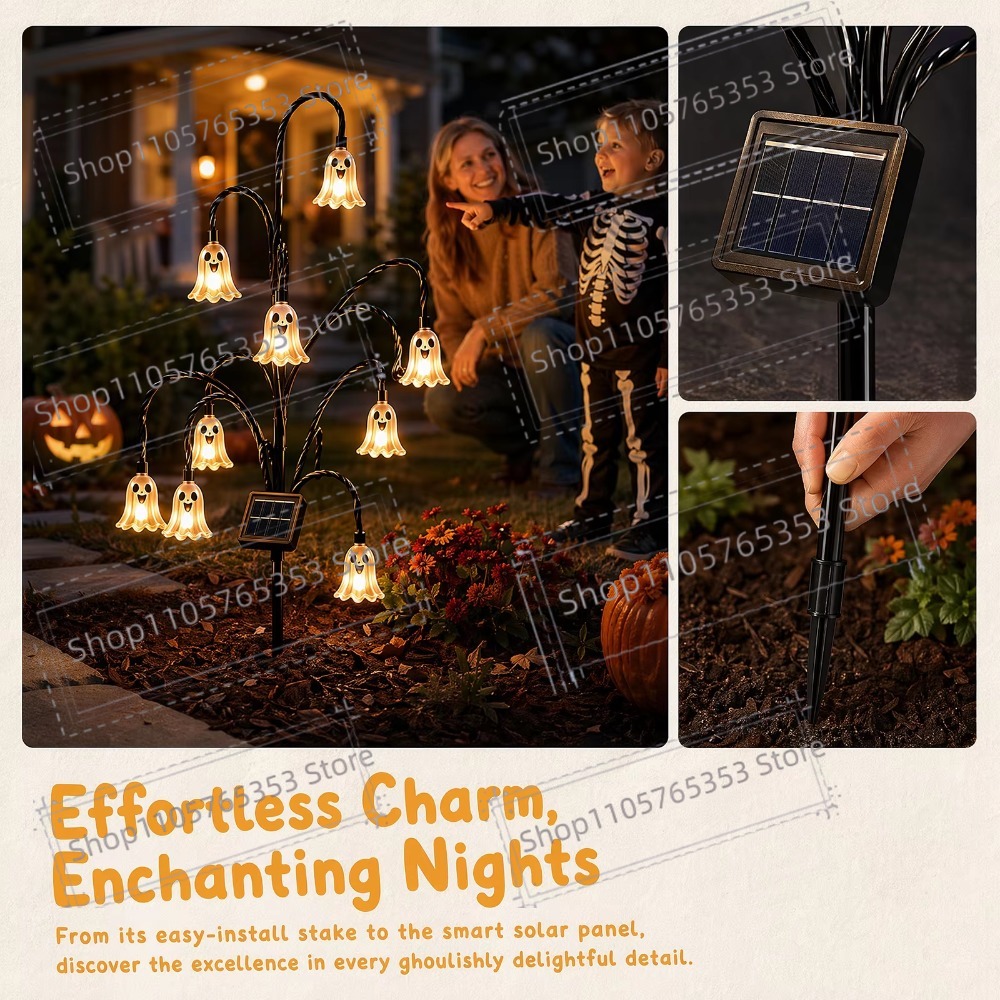 Linterna Solar de Halloween pa - Lighting Tree Decor reseña y precio