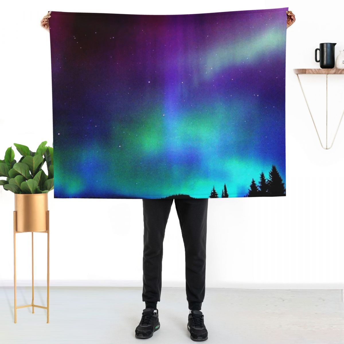 Manta decorativa con diseño de - Home Decor Lighting Brands reseña y precio