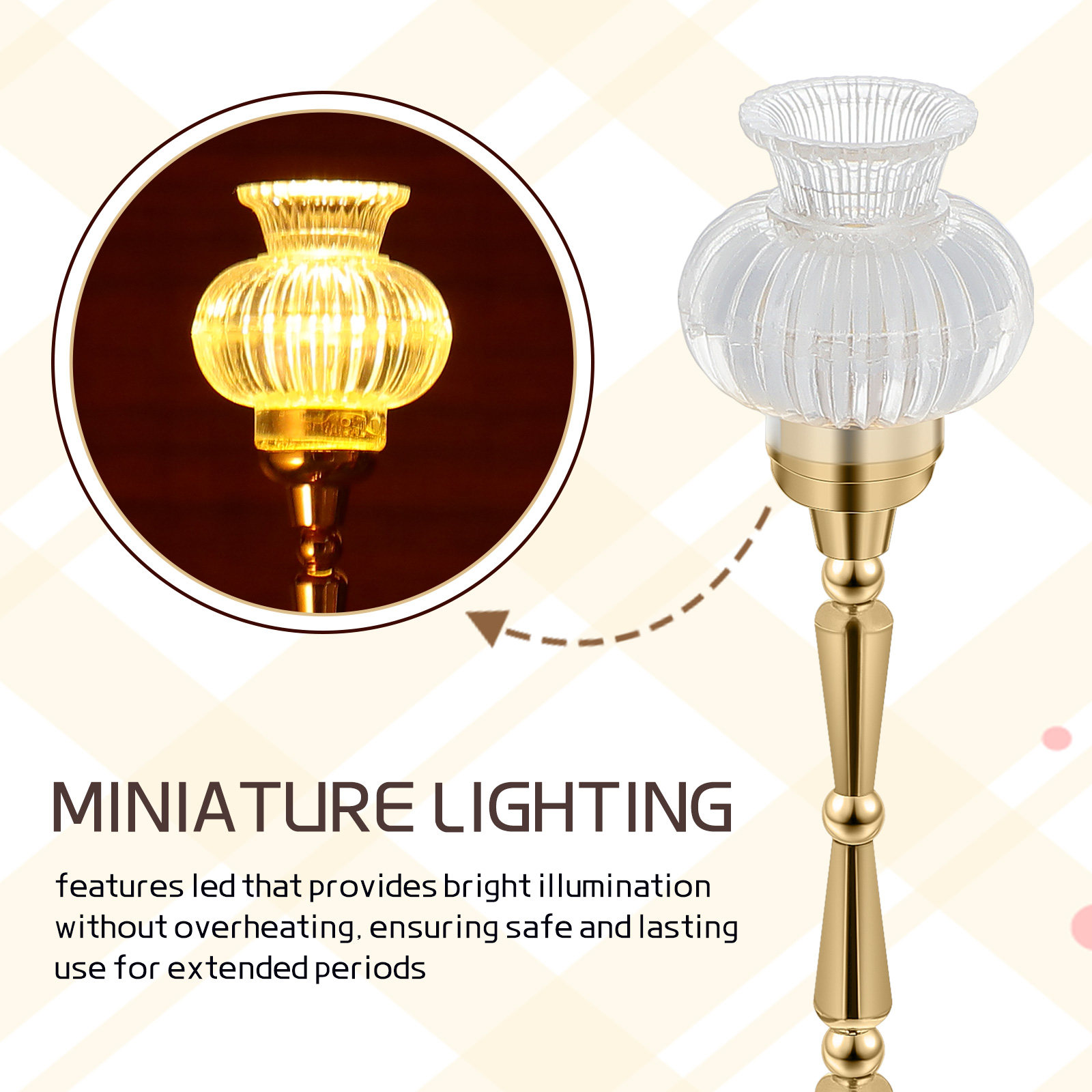 Lámpara de pie en miniatura co - Furniture Lighting & Decor Magazine reseña y precio